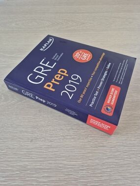 Kaplan GRE Prep 2019 Study Guide - Navy & Orange